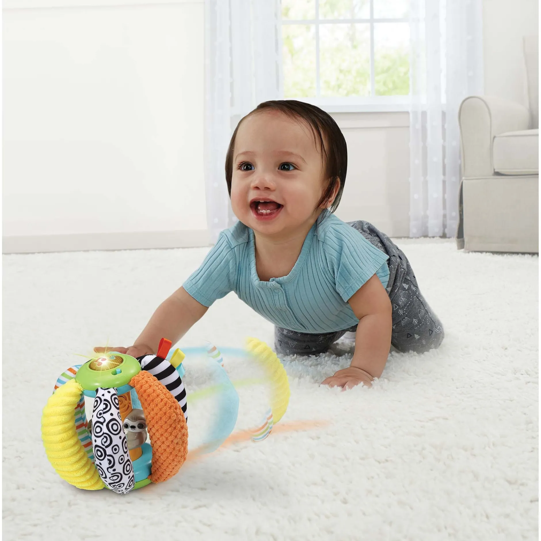 Interactief Speelgoed*VTech kiekeboe knuffelbal Multi
