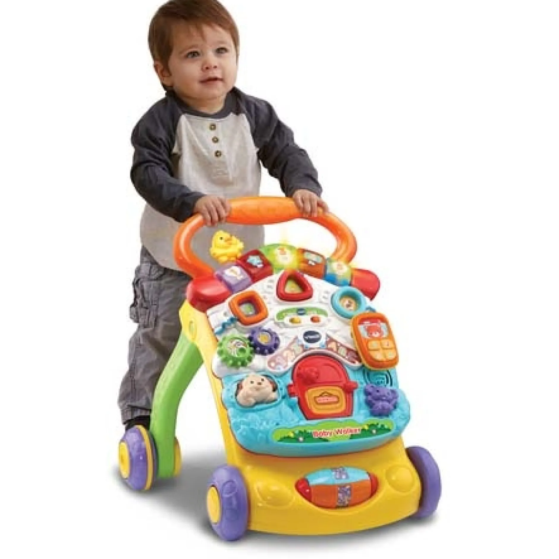 Interactief Speelgoed|Loopstoeltjes*VTech loopwagen babywalker multi