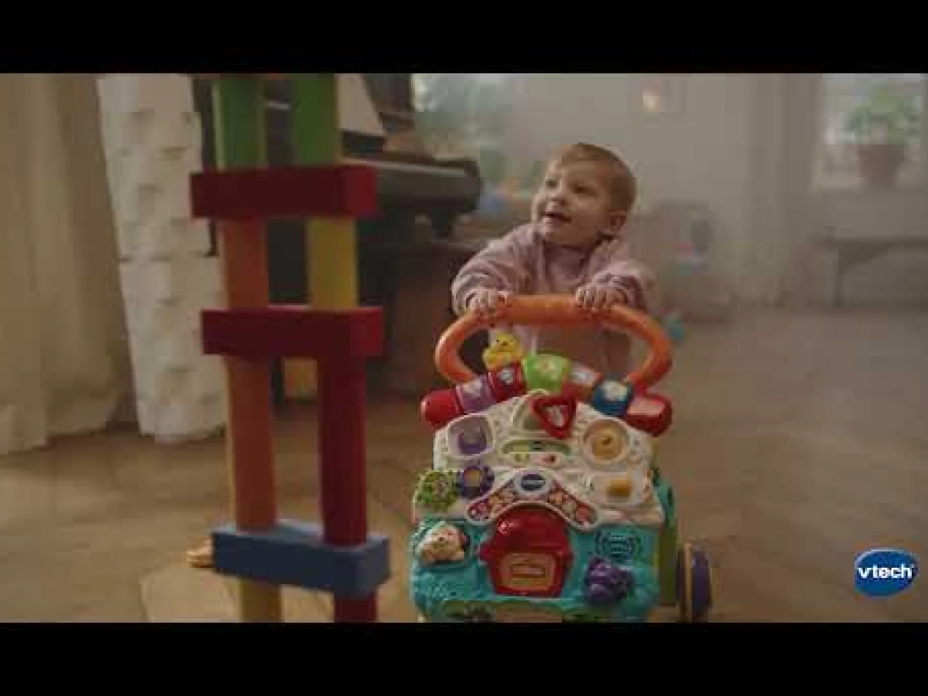 Interactief Speelgoed|Loopstoeltjes*VTech loopwagen babywalker multi