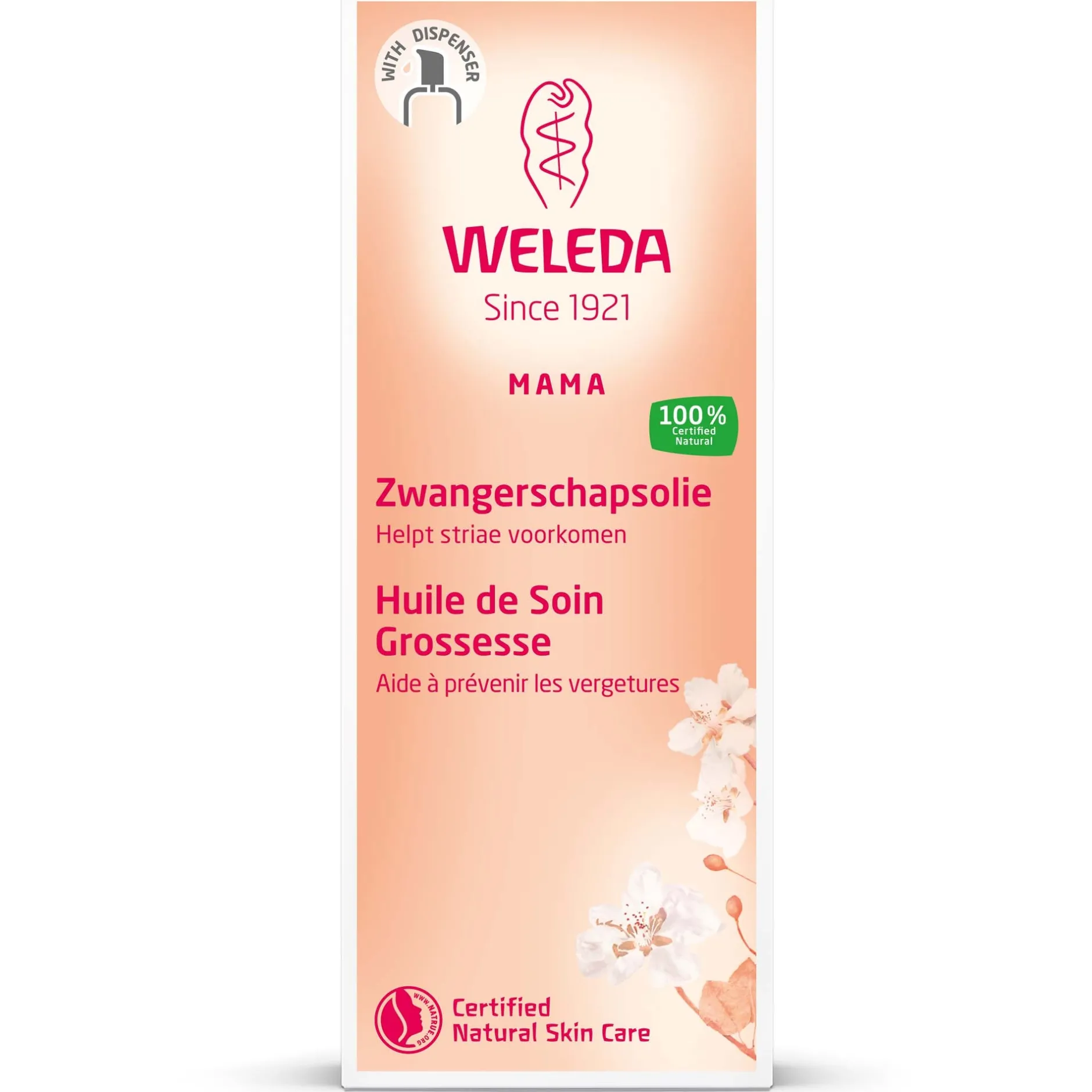 Huidverzorging*Div. Merken Weleda zwangerschapsolie 100ml