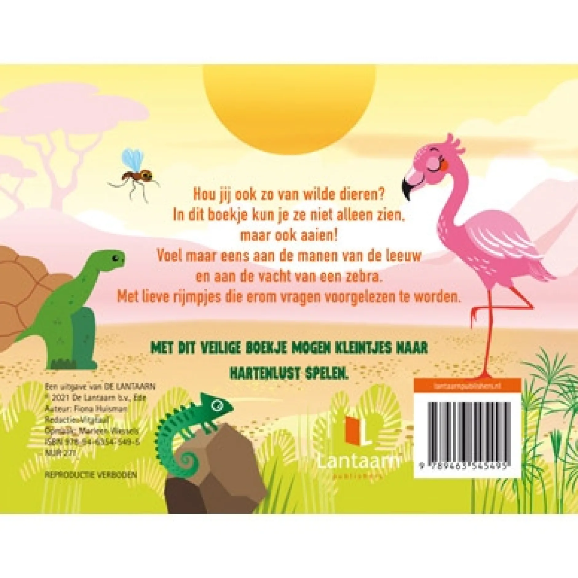Kinderboeken*Boeken Wilde dieren kijk en voel boek Multi