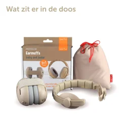 Gehoorbescherming*Zazu gehoorbeschermers baby & junior taupe