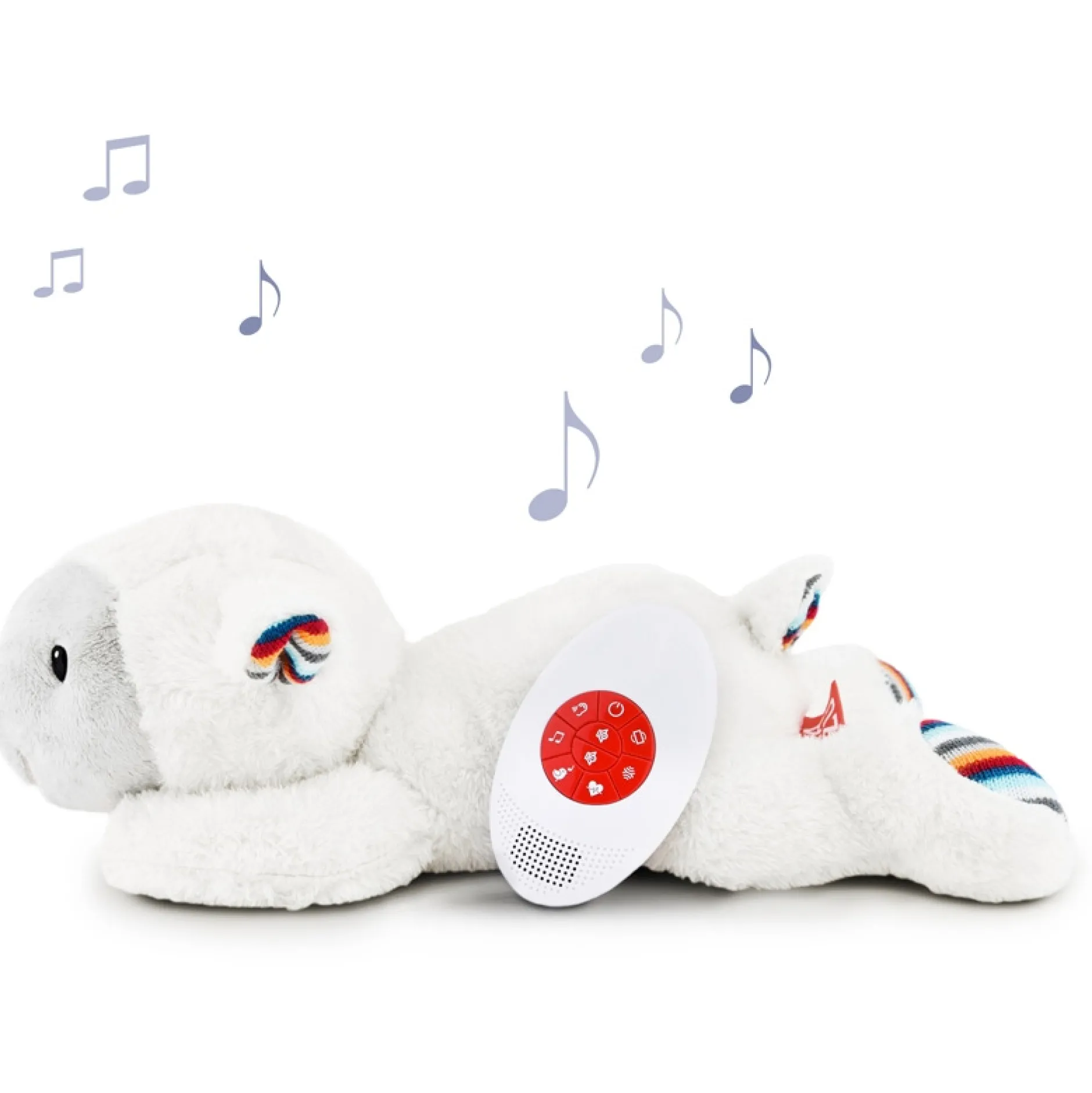 Slaaptrainers|Nachtlampjes*Zazu hartslagknuffel Heartbeat Liz wit