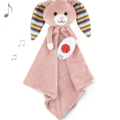Slaaptrainers|Nachtlampjes*Zazu Knuffeldoekje Comforter Rabbit Becky roze