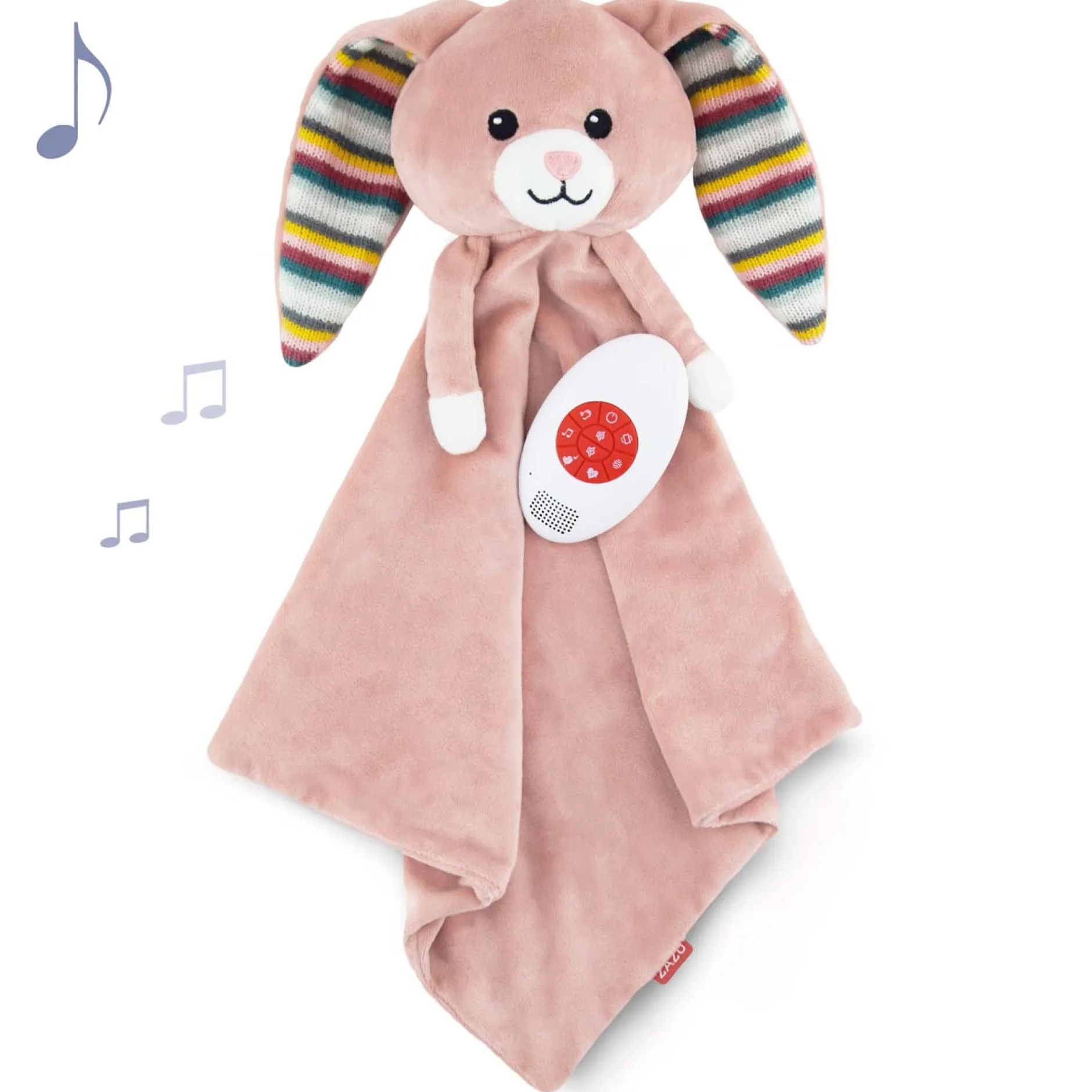 Slaaptrainers|Nachtlampjes*Zazu Knuffeldoekje Comforter Rabbit Becky roze