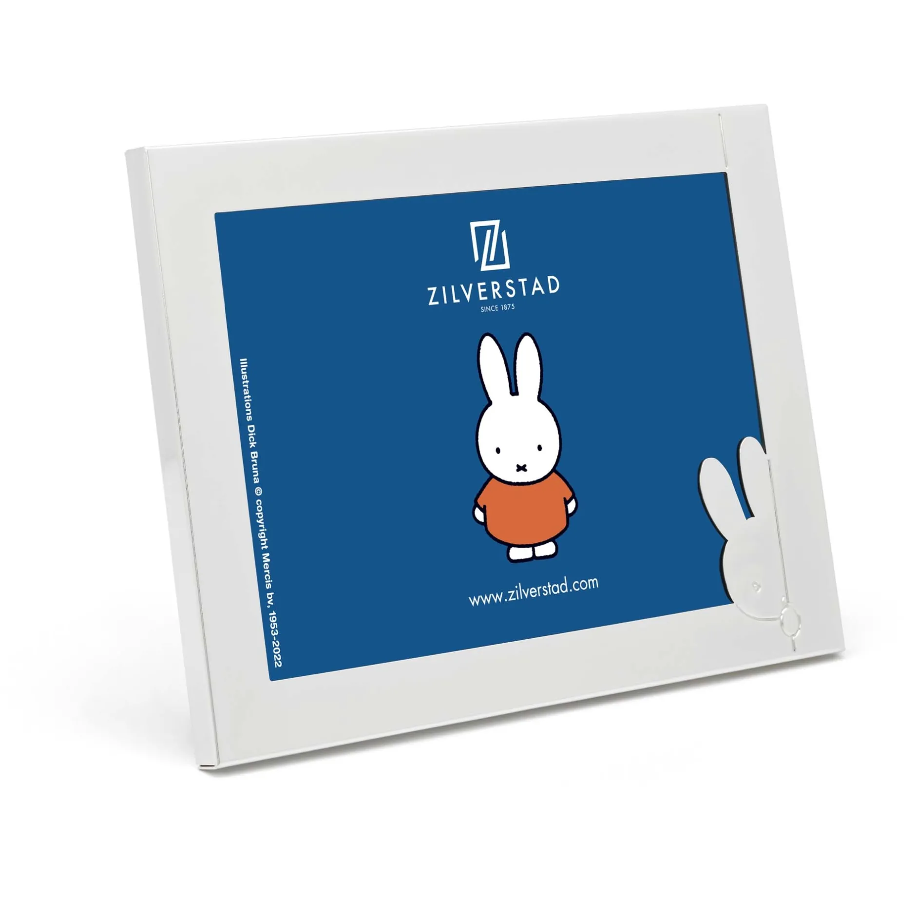 Feestartikelen|Kraamcadeaus*Zilverstad nijntje fotolijst 15x10 cm verzilverd zilver