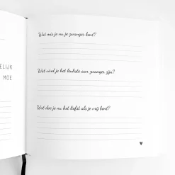 Zwangerschapsboeken*Boeken Zwanger - Mijn 9 maanden dagboek White