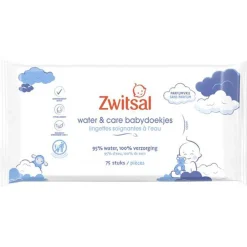 Billendoekjes*Zwitsal Water & Care Babydoekjes (12x75 stuks)